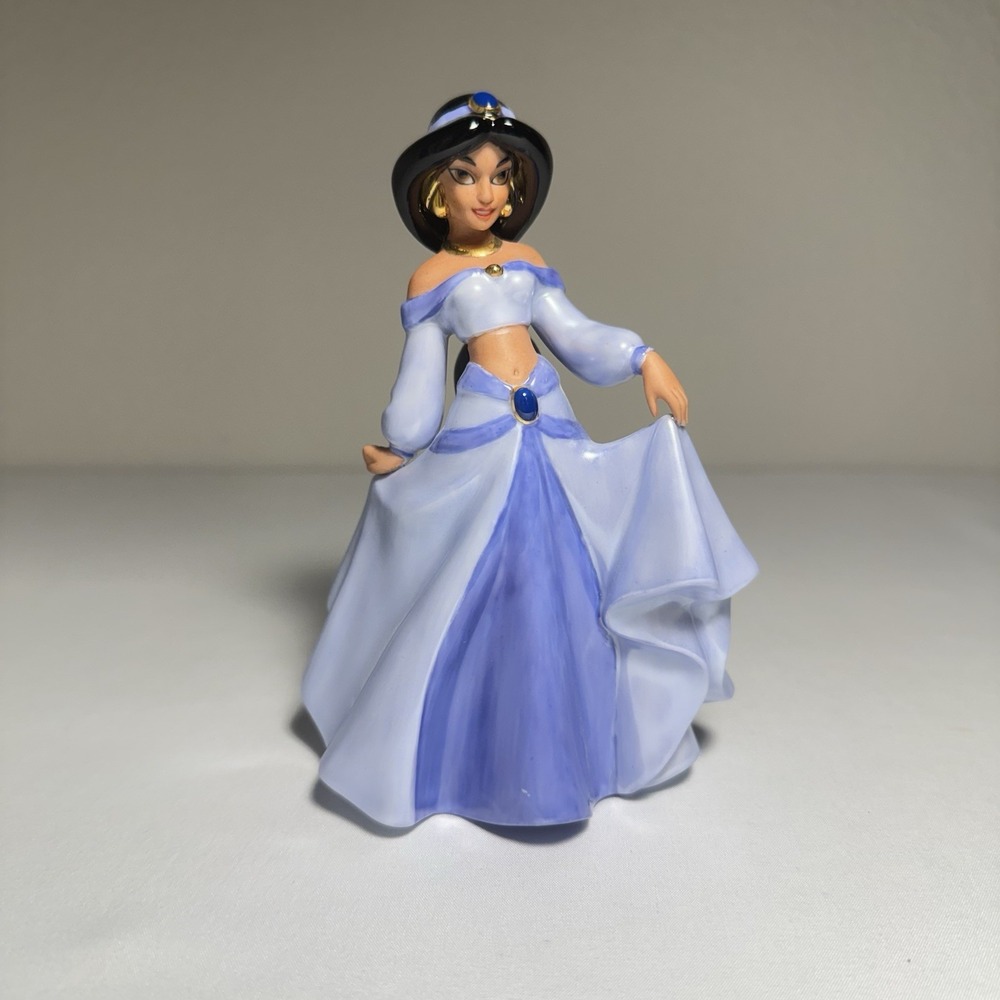 Disney Princess Jasmine Aladdin Porcelain Ceramic Collectible Figurine Vintage